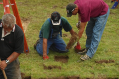 Épül a játszótér